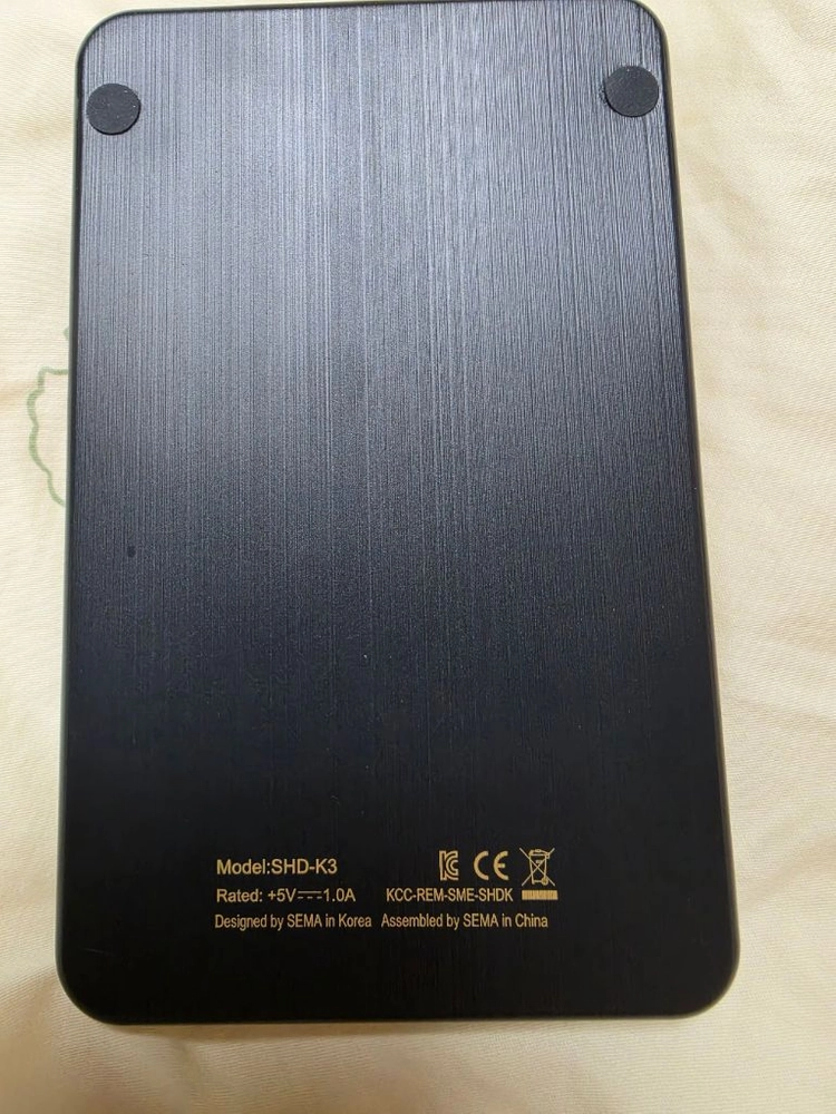 SEMA K3 외장하드 500GB 블랙 이미지