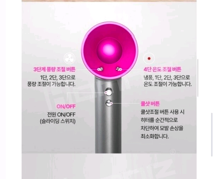 보랄 더뷰티 싱글 헤어드라이어 BR-BHD10 이미지