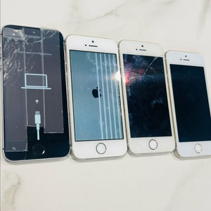 아이폰 4대(se 1대, 5s 3대) 부품폰 하자폰 이미지