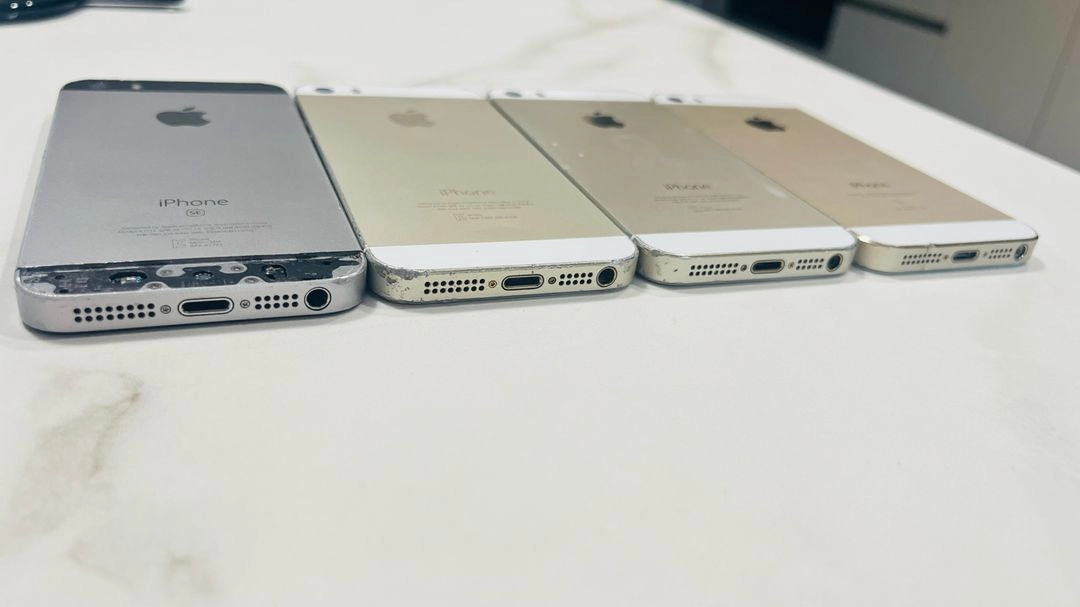 아이폰 4대(se 1대, 5s 3대) 부품폰 하자폰 이미지