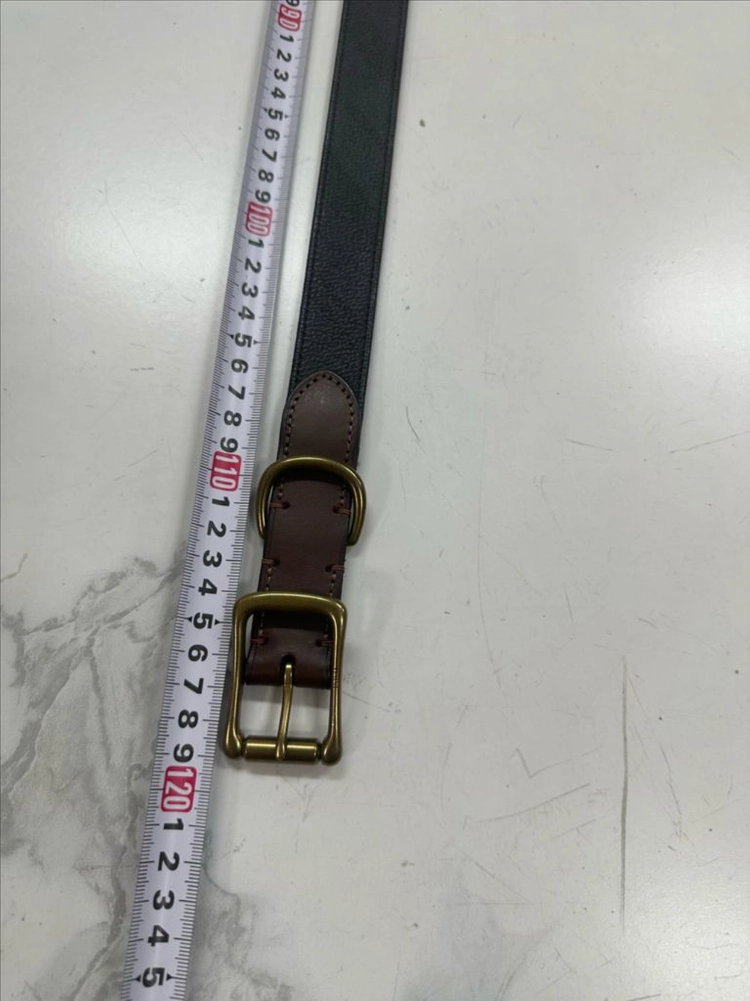 상태 최상 정품 POLO 폴로 랄프로렌 엔티크 황동 브라질리언 가죽 벨트 40인치 팝니다 이미지