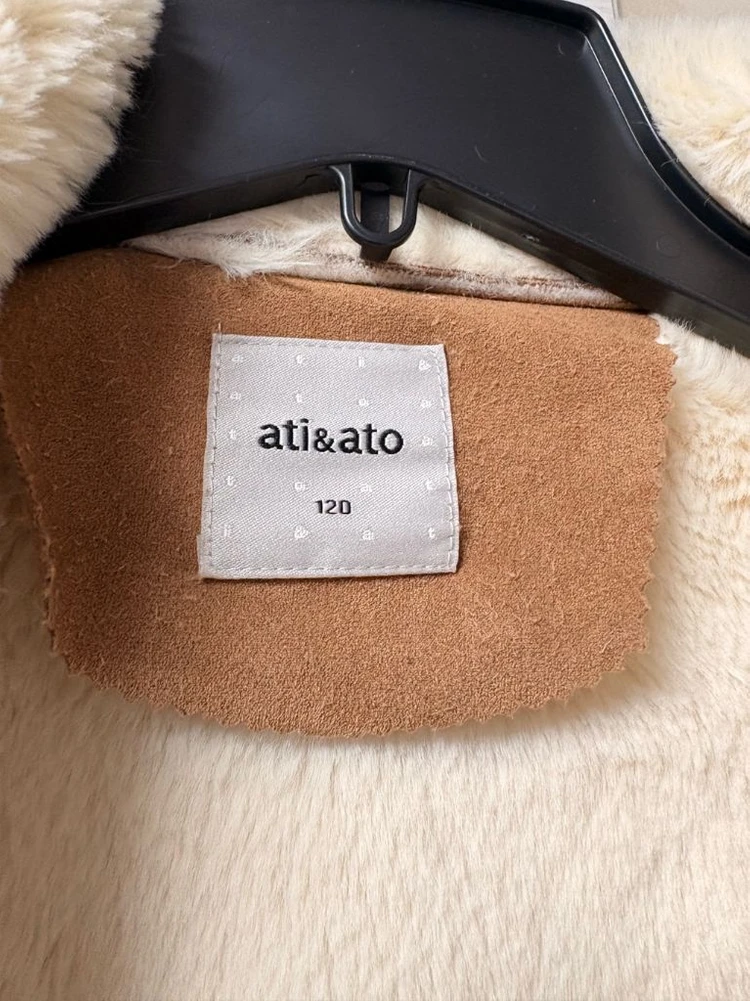 ati&ato 아동 양털 무스탕 자켓 120 이미지