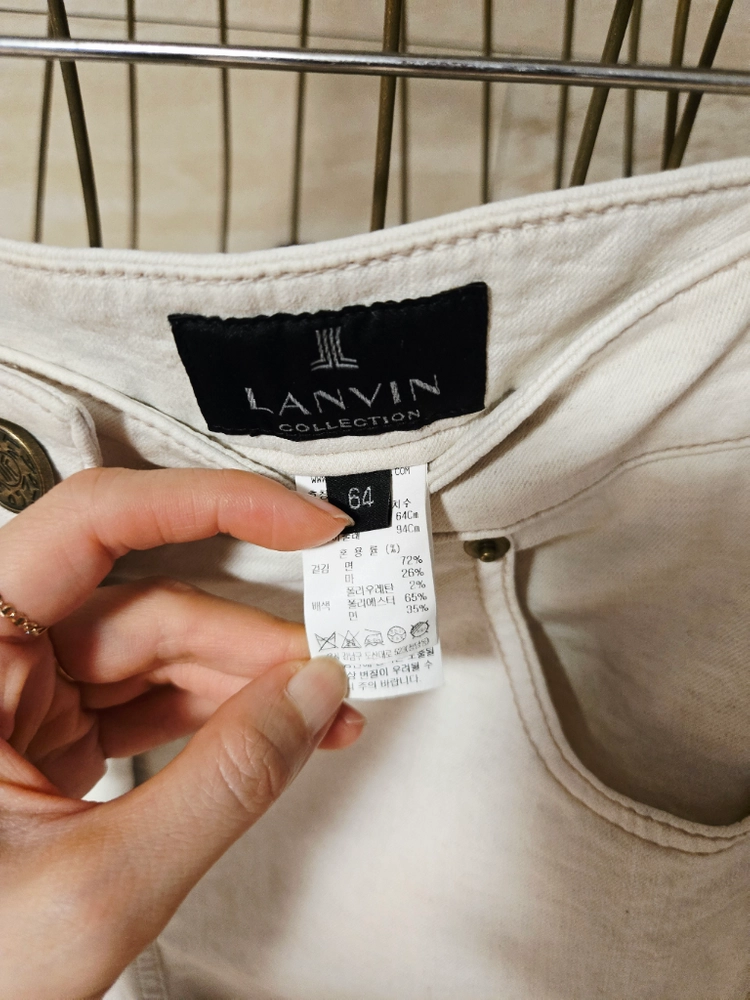 [64] LANVIN 랑방 여성 와이드 데님 팬츠 이미지