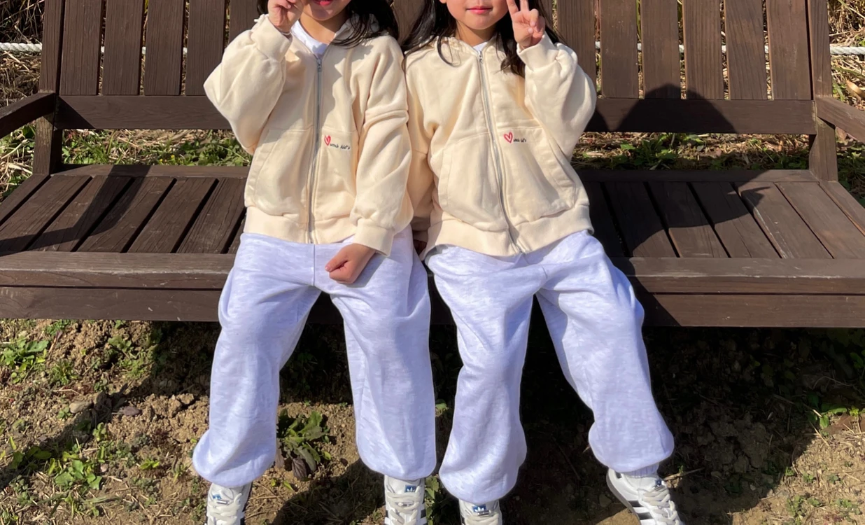 쌍둥이 후드집업 L 운치키즈 이미지