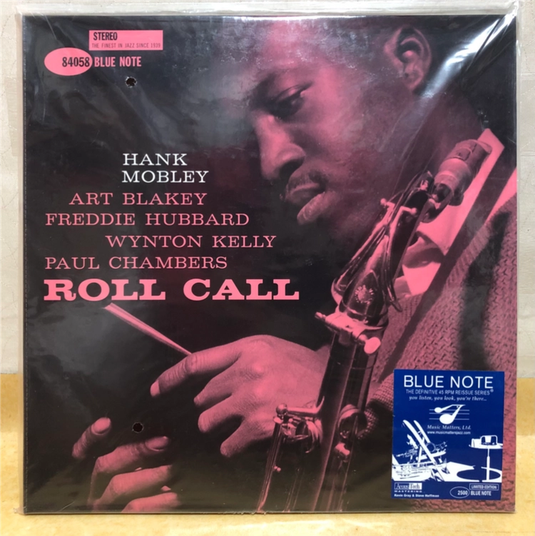 LP - hank mobley - roll call 행크 모블리 재즈 엘피 오디오파일용 고음질 45RPM jazz 이미지
