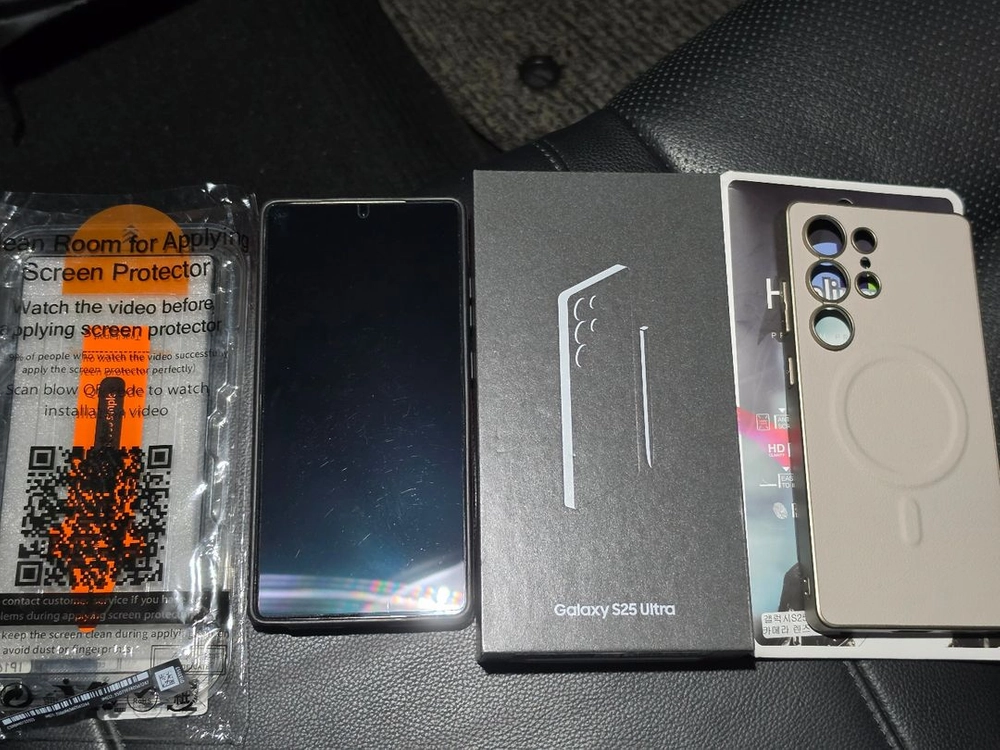 갤럭시 S25 Ultra 512GB 블랙 색상 이미지