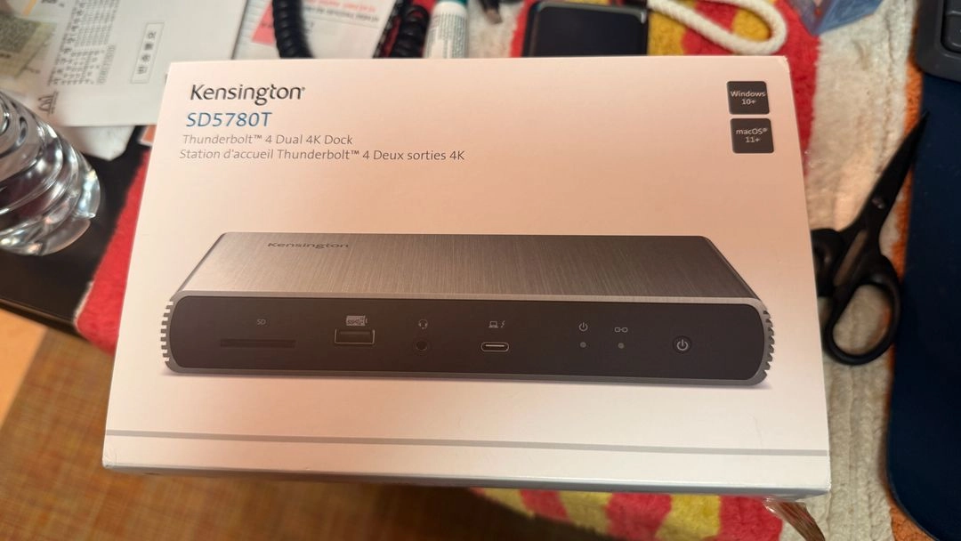켄싱턴 썬더볼트 4 도킹 스테이션 SD5780T 96W PD3.0 듀얼 4K 6K USB-C 허브 이미지
