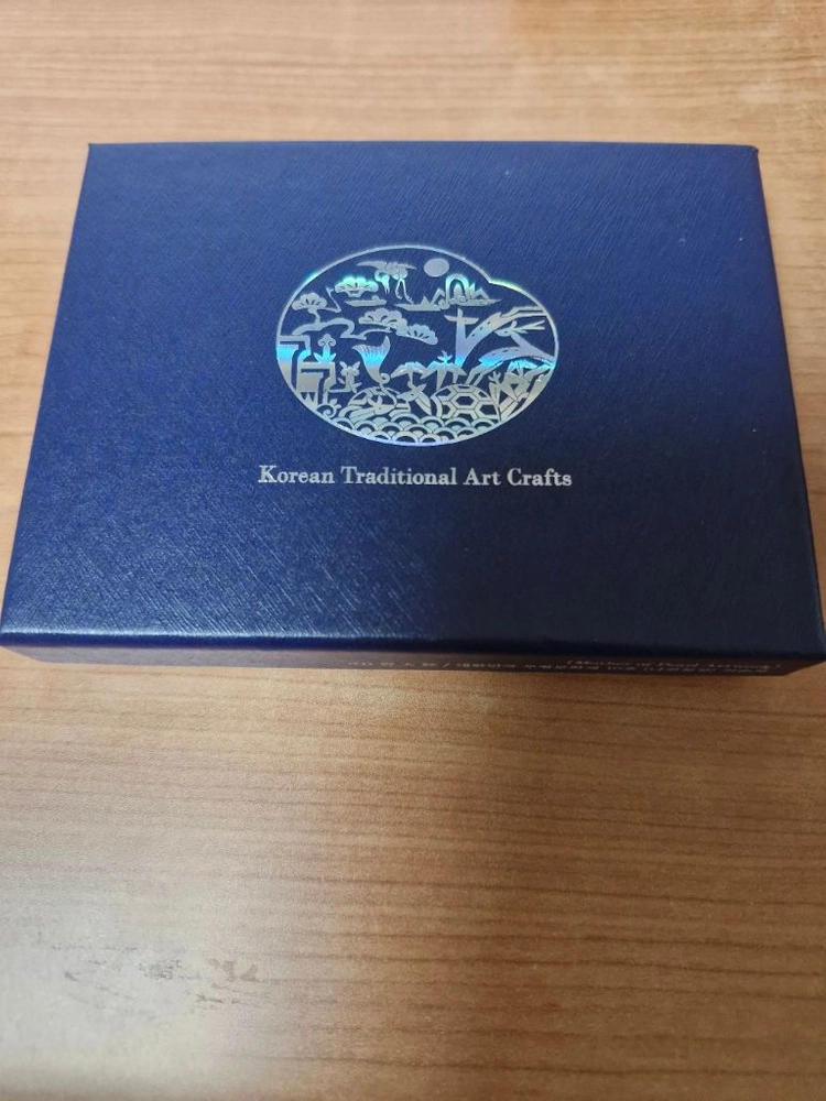 양병구 작가 고급 자개 나전칠기 명함 카드 케이스 지갑 선물 이미지