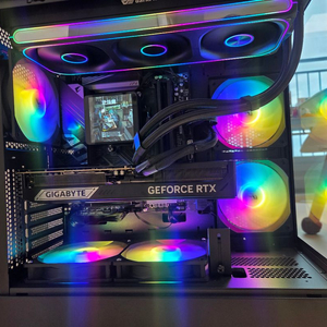 9800x3d, b850m wifi, rtx 5080 본체 이미지