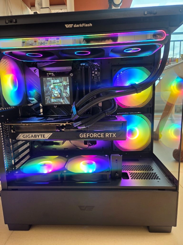 9800x3d, b850m wifi, rtx 5080 본체 이미지
