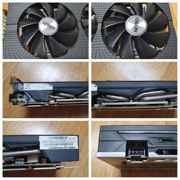 사파이어 RX480 4G 니트로 라데온 그래픽카드 SAPPHIRE RX 480 NITRO 이미지