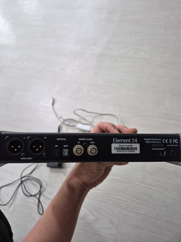 아포지 element 24 apogee 오디오인터페이스 이미지
