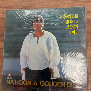 나훈아 골든 디스크 포켓속의 추억 LP 무시로 보통여자 이미지