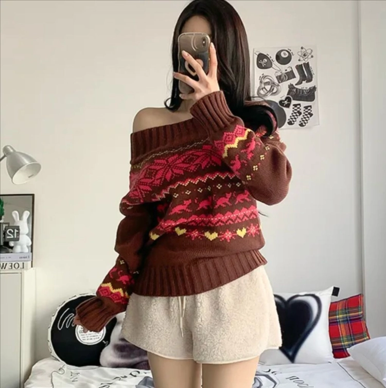 양털 뽀글이 밴딩 반바지 숏팬츠 이미지