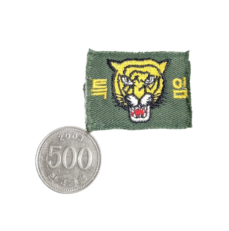 육군 구형 80s 밀리터리 빈티지 특임 민무늬 패치 마크 기장 뱃지 전투복 군복 (2) 이미지