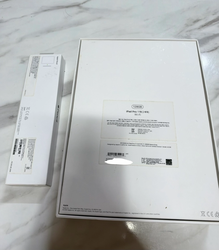 아이패드 프로 11인치 2세대 128GB + 애플펜슬 2세대 일괄 판매합니다 이미지
