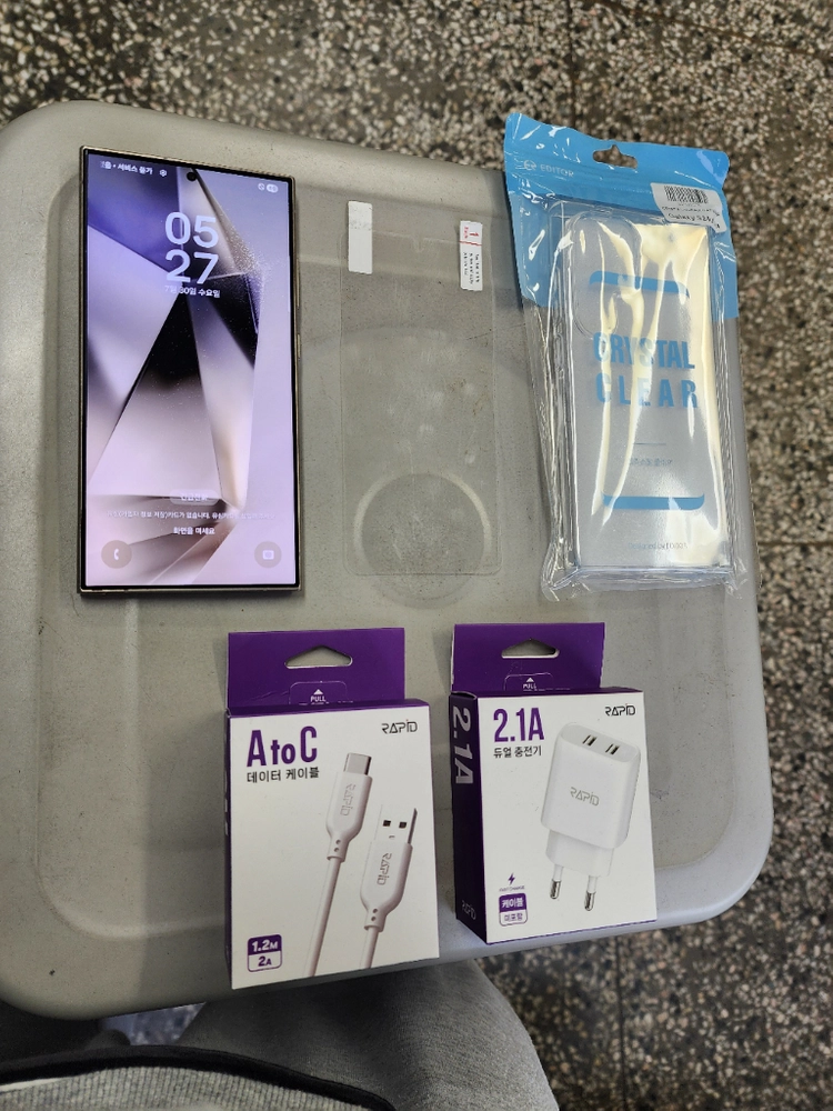 갤럭시S24울트라 정상해지 깨끗한 공기계(잔상.번인등 불량없이 깔끔함^^!) 이미지