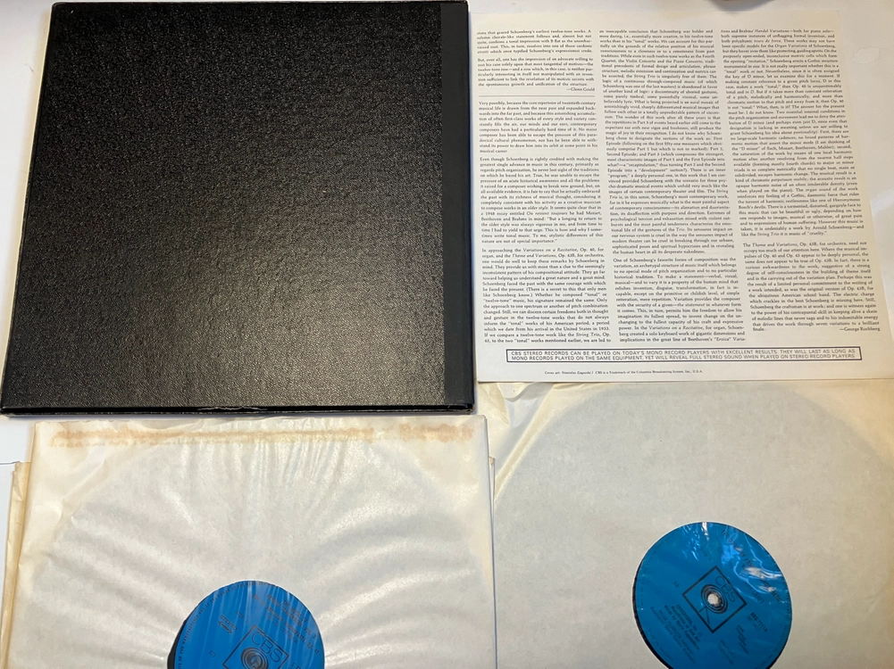 수입초반 2LP) 아놀드 쇤베르크 음악 Vol.7 LP 이미지