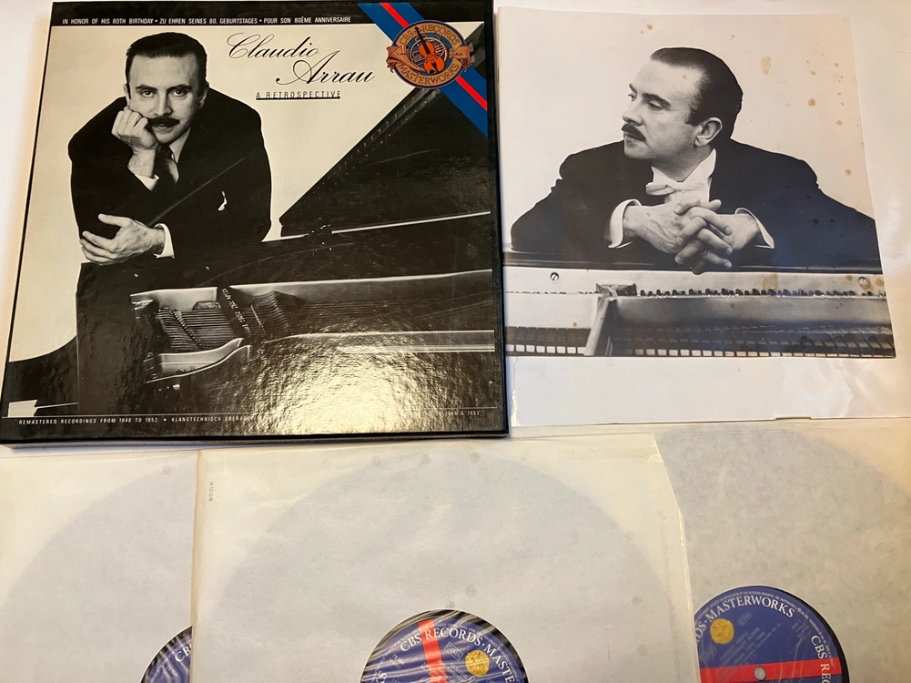 독일초반 3LP) 클라우디오 아라우 80주년 기념 앨범 LP 이미지