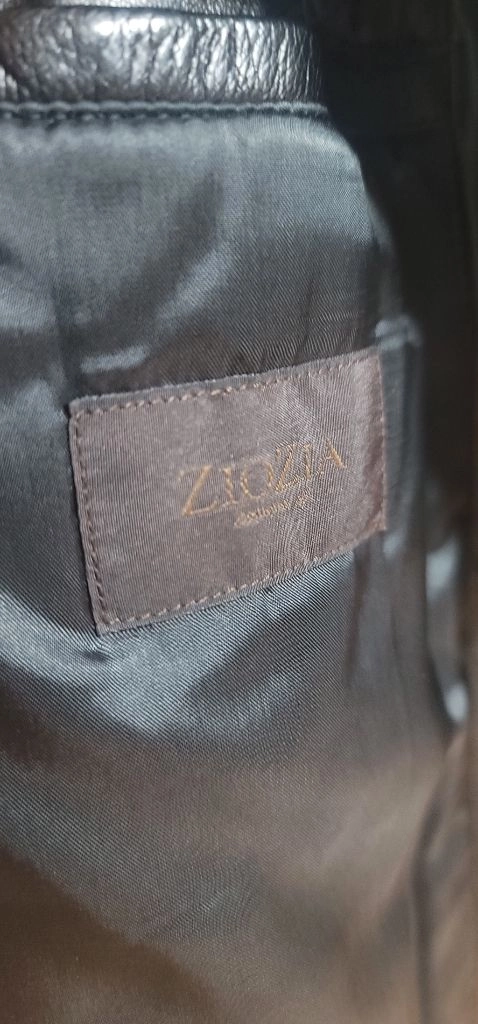 [새상품] 지오지아(ZIOZIA) 프리미엄 천연 양가죽 블레이저 자켓 (블랙, 100호)실물로 보면 인조가죽과는 차 이미지