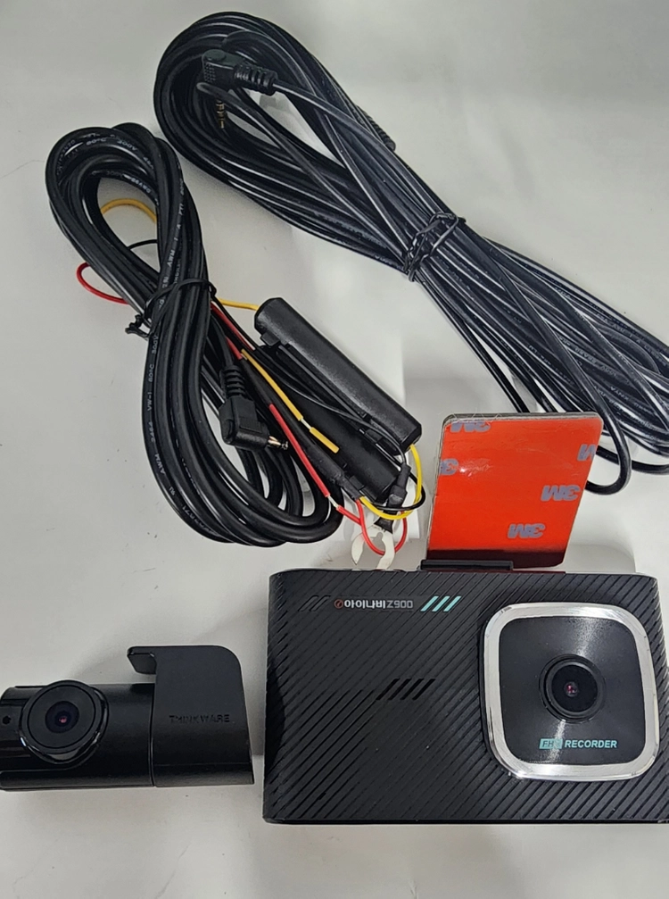 (5만5천,배터리교체후 미사용)아이나비 Z900 블랙박스(V700,V900,Z300,Z500,A100,A300 배선 이미지