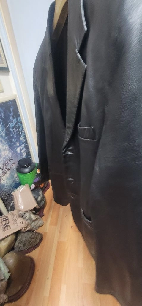 [미착용 새상품] 박항치 (BAKANGCHI / SFAA) 프리미엄 천연 양가죽 블레이저 자켓 (블랙, 105호) 이미지
