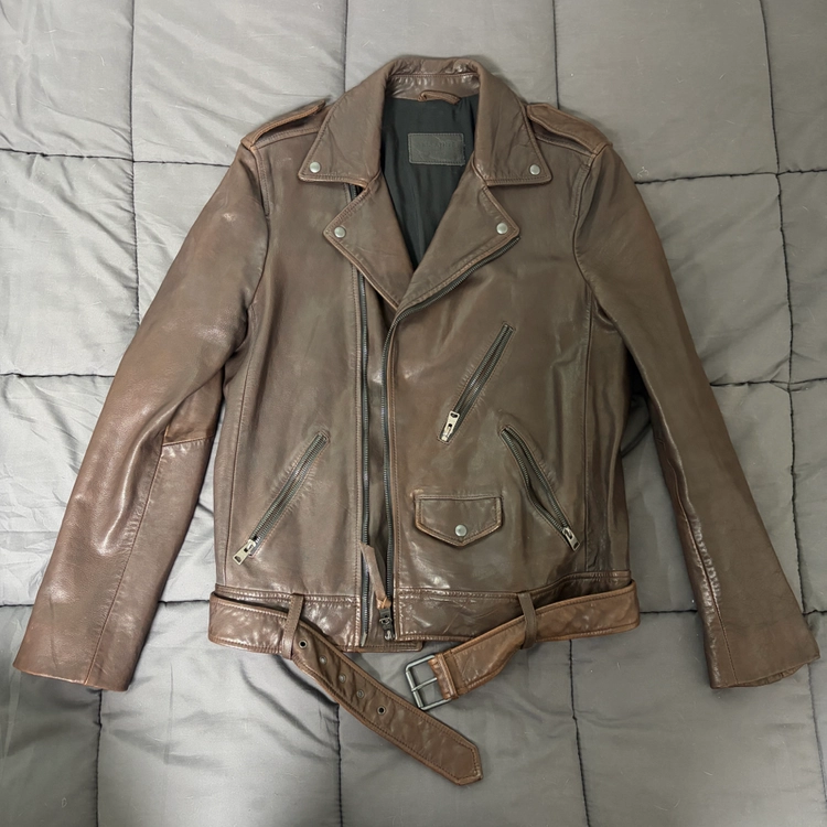 올세인츠 양가죽 라이더 자켓 VOLTAIRE BIKER 이미지