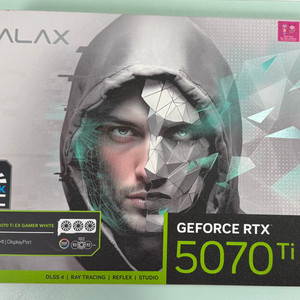 갤럭시 GALAX 지포스 RTX 5070 Ti EX GAMER WHITE OC D7 16GB 팝니다 이미지