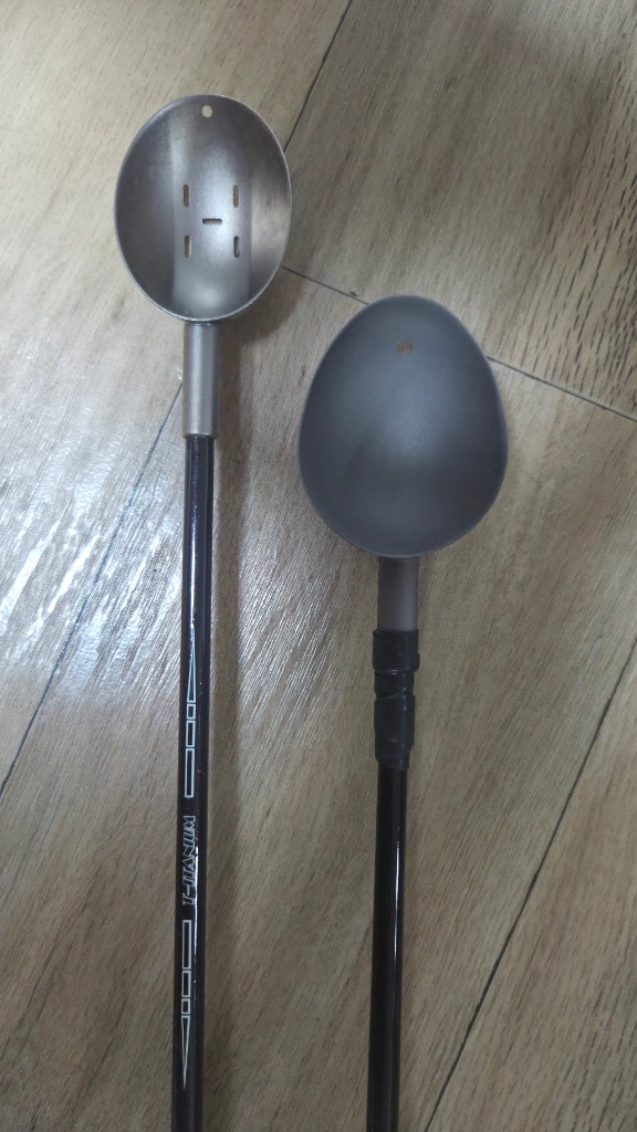 바다낚시 밑밥주걱 2개+낚시대 거치대(카리스마 2단) 이미지