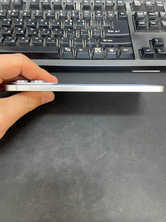 갤럭시S25엣지 블루 256GB 무잔상 상태좋은 중고72만팝니다 이미지