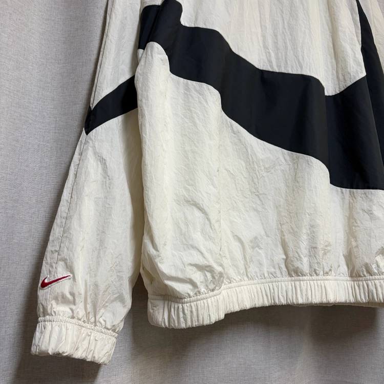 나이키 스테이트먼트 빅스우시 우븐 바람막이 자켓 아이보리 블랙 100 이미지