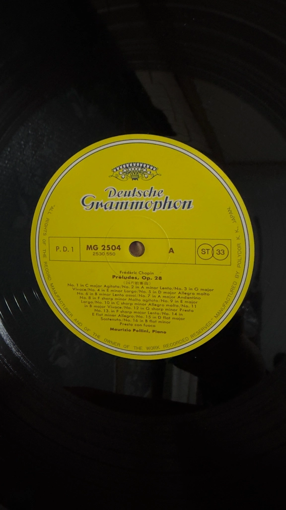 (클래식,쇼팽전주곡 24)Chopin, Maurizio Pollini 24 Prludes Op. 28(LP) 이미지