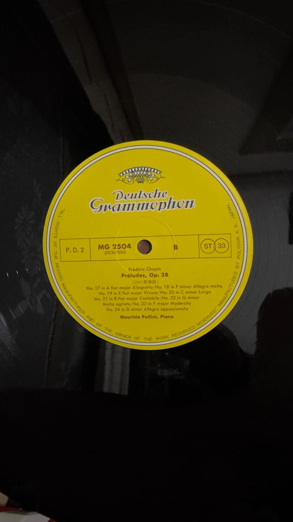 (클래식,쇼팽전주곡 24)Chopin, Maurizio Pollini 24 Prludes Op. 28(LP) 이미지