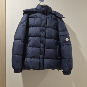 몽클레르(MONCLER) 마야 숏 다운 패딩 자켓 (네이비 / XL) 이미지