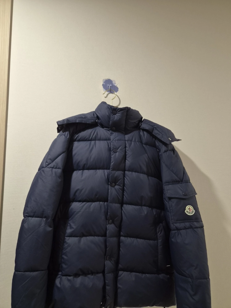 몽클레르(MONCLER) 마야 숏 다운 패딩 자켓 (네이비 / XL) 이미지