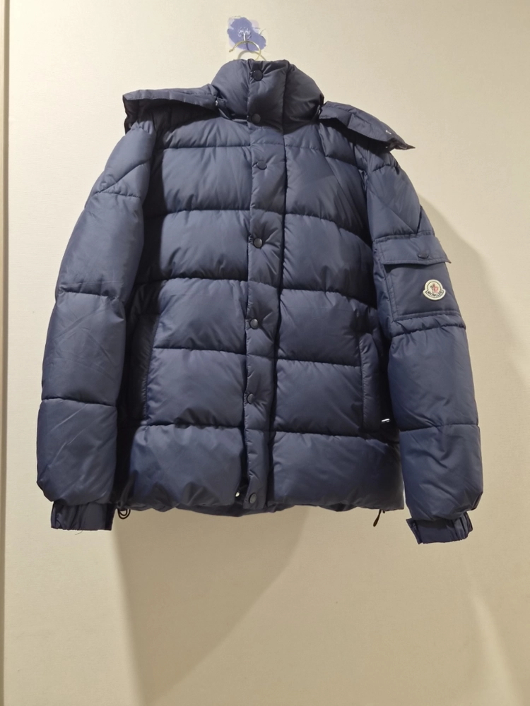 몽클레르(MONCLER) 마야 숏 다운 패딩 자켓 (네이비 / XL) 이미지