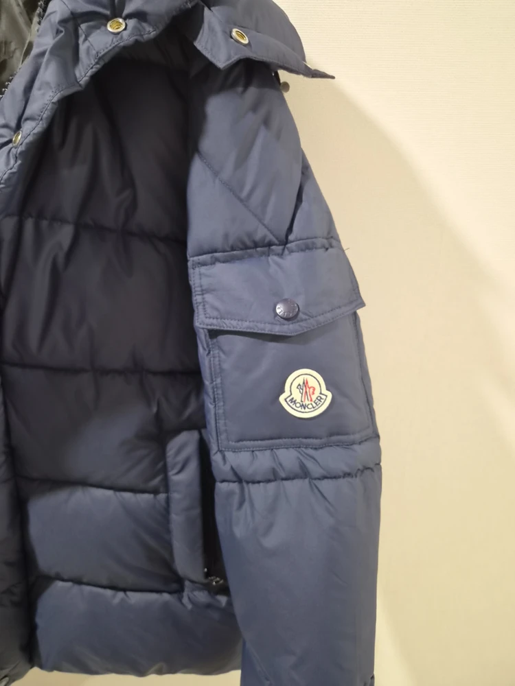 몽클레르(MONCLER) 마야 숏 다운 패딩 자켓 (네이비 / XL) 이미지