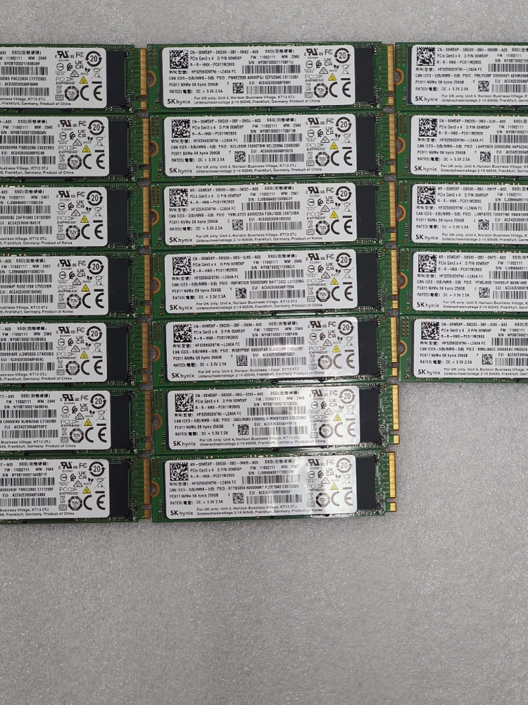 컴퓨터 저장장치 하이닉스 PC611 M.2 NVME SSD 256GB 이미지