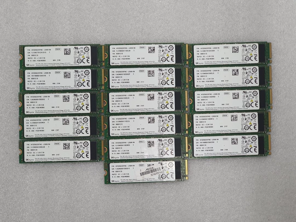 컴퓨터 저장장치 하이닉스 PC601 M.2 NVME SSD 256GB 이미지