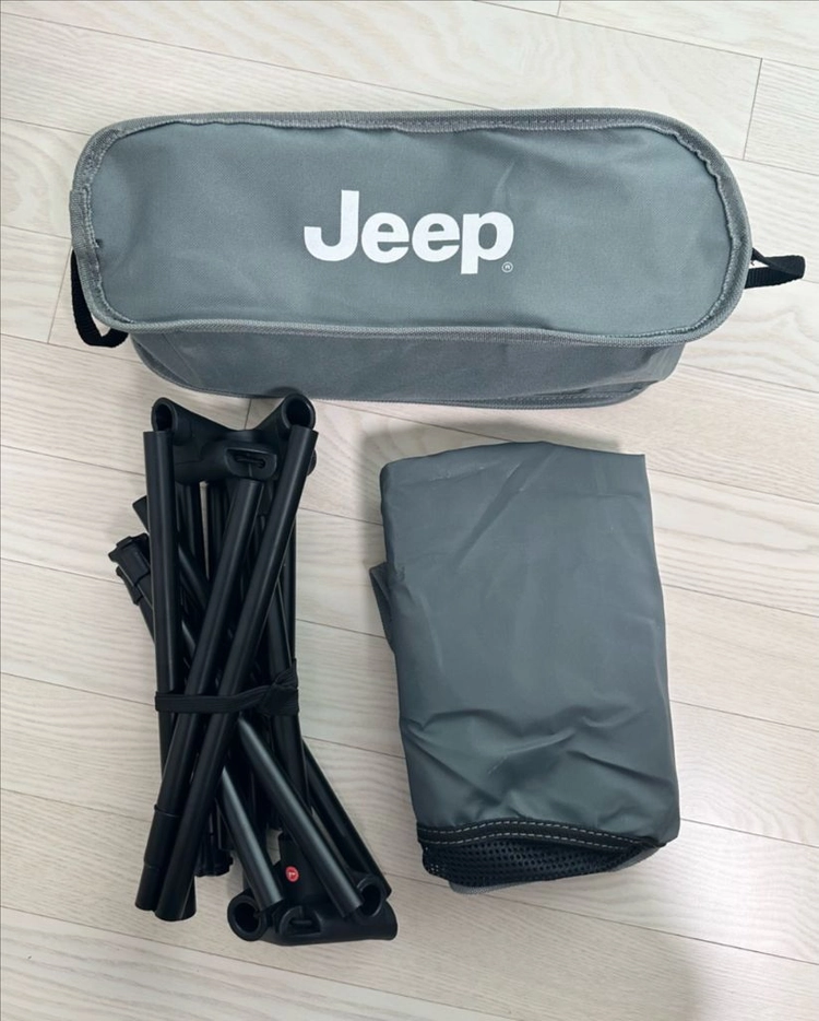 Jeep 지프 캠핑 의자 2개 새제품 이미지