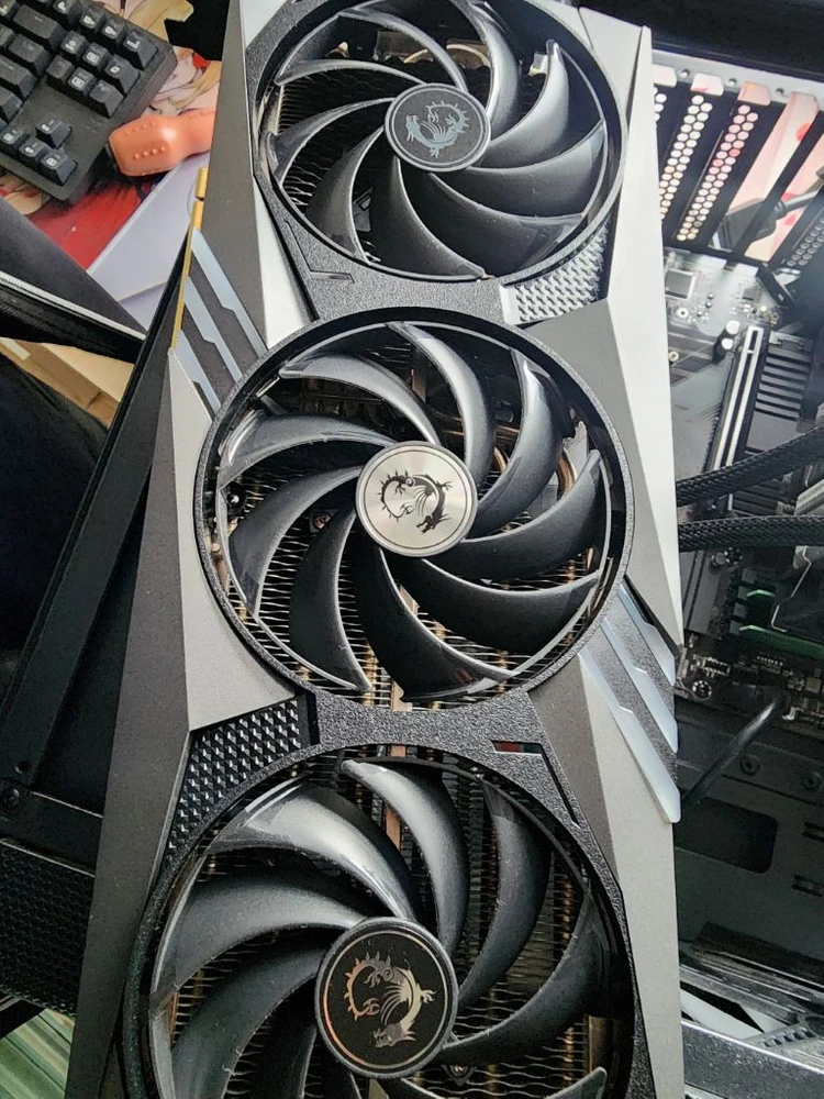 msi rtx4070 trio 그래픽카드 이미지