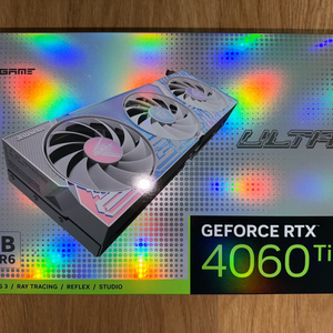 컬러풀 RTX 4060 Ti 그래픽카드 이미지