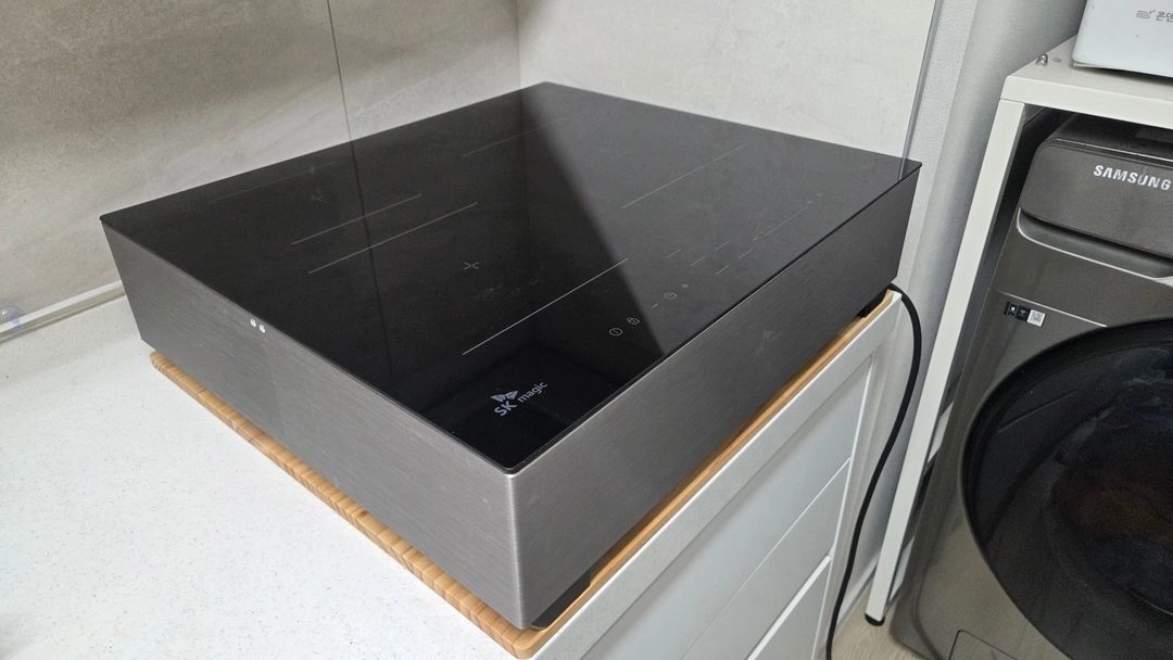 SK매직 인덕션 전기레인지 프리스탠딩 케이스 15cm DSPFC15200SL 이미지