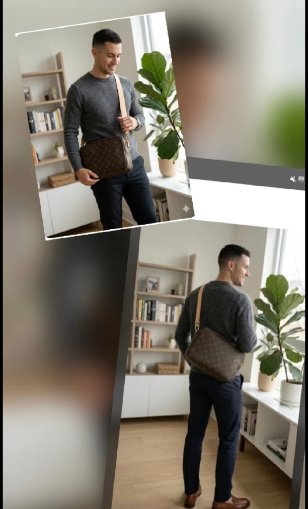 루이비통 파우치 클러치 크로스백 코스메틱28(M47524)루이비통리폼크로스 탑핸들 남여공용 이미지