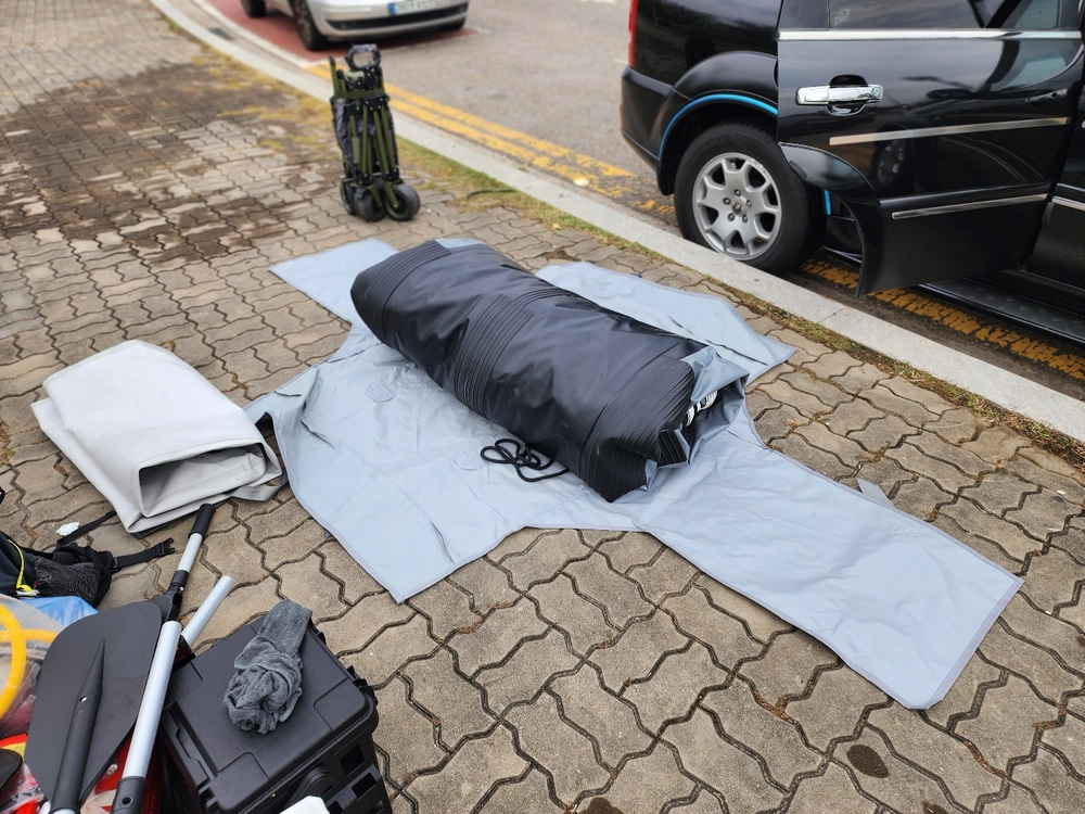 고무보트 선외기 이미지