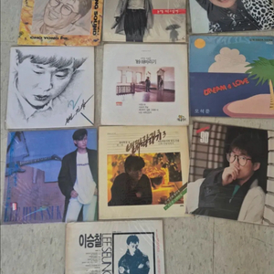추억의 LP 레코드 10장 일괄판매 카페 레코드 엘피판 카페용품 카페소품조용필 이미지
