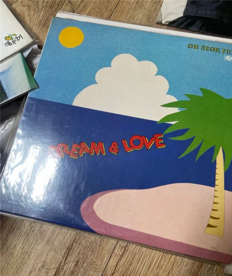추억의 LP 레코드 10장 일괄판매 카페 레코드 엘피판 카페용품 카페소품조용필 이미지