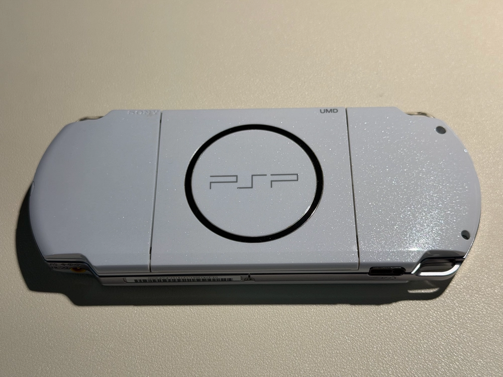 [A급 미품/박스완품] 소니 PSP-3000 펄 화이트 / 황변 없는 선명한 액정 이미지