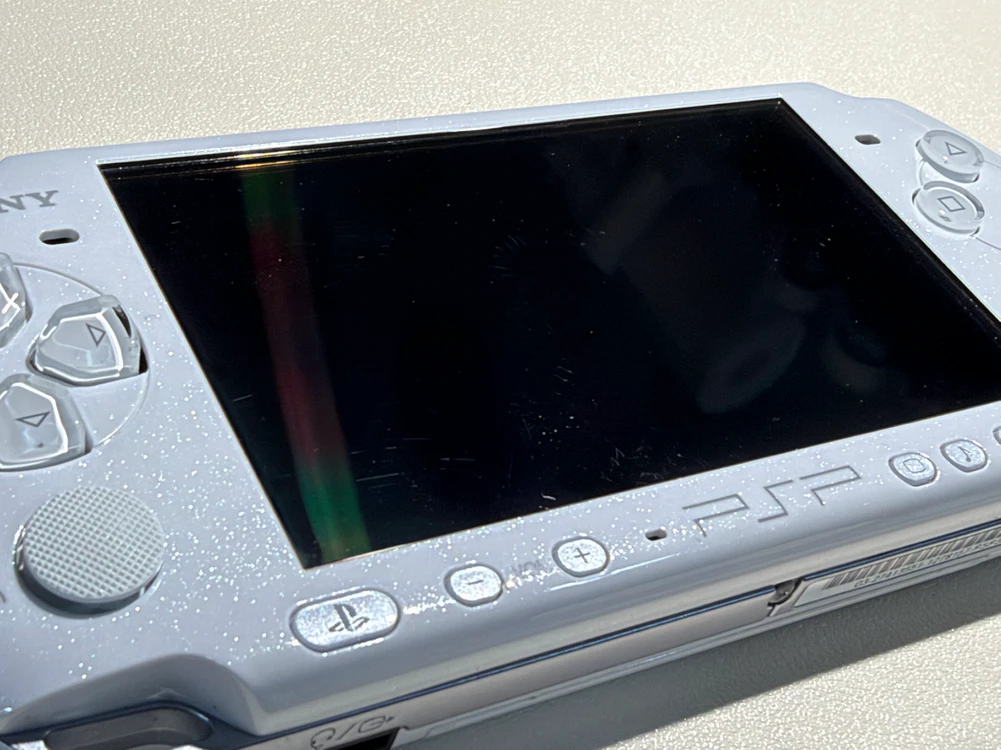 [A급 미품/박스완품] 소니 PSP-3000 펄 화이트 / 황변 없는 선명한 액정 이미지