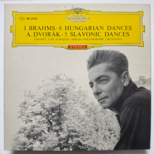 (일본/LP) 브람스, 헝가리 무곡 / 드볼작, 슬라브 무곡 / 카라얀 Karajan, 베를린 필하모닉 오케스트라 이미지